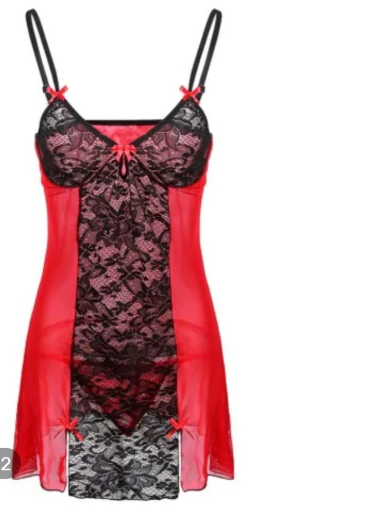 Red and black teddy